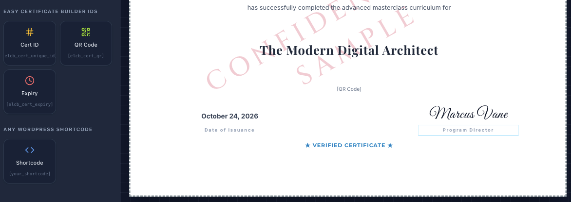 Learndash Certificate Builder Screenshot 5